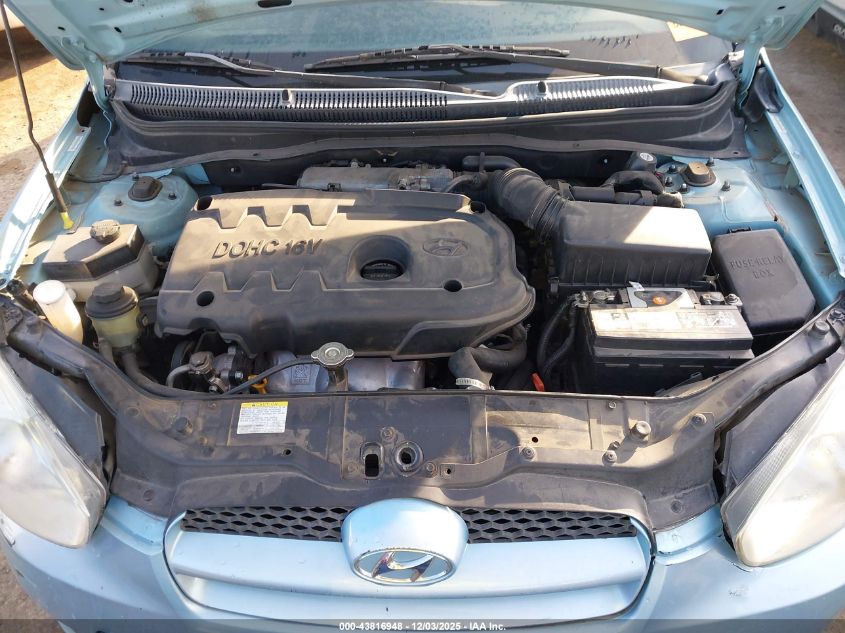 2008 Hyundai Accent Gs VIN: KMHCM36C88U081155 Lot: 43816948