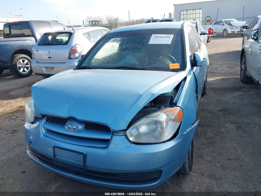 2008 Hyundai Accent Gs VIN: KMHCM36C88U081155 Lot: 43816948