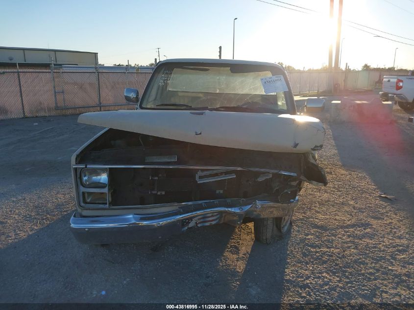 1986 Chevrolet C20 VIN: 1GCEC24NXGF395164 Lot: 43816995