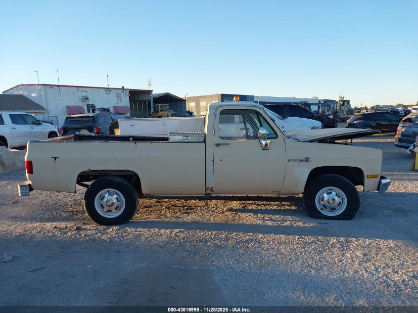1986 Chevrolet C20 VIN: 1GCEC24NXGF395164 Lot: 43816995
