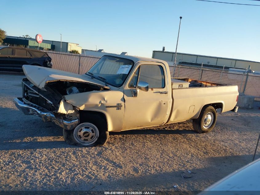 1986 Chevrolet C20 VIN: 1GCEC24NXGF395164 Lot: 43816995