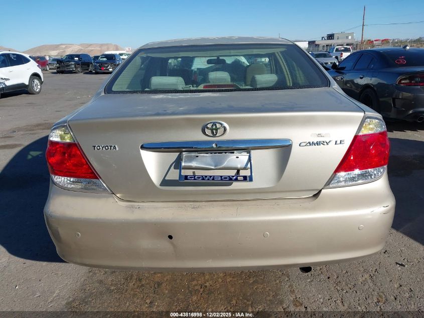 2005 Toyota Camry Le VIN: 4T1BE32K35U098804 Lot: 43816998