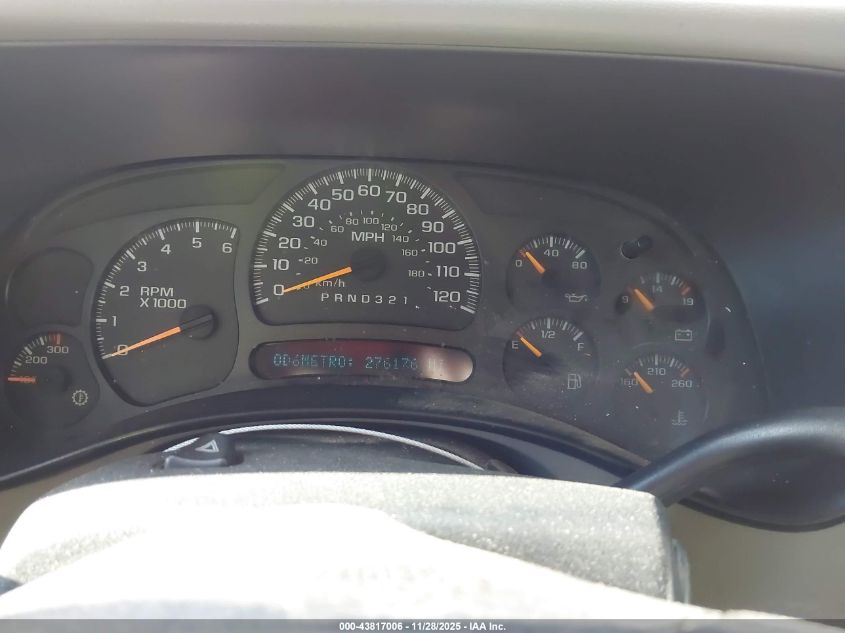 2006 Chevrolet Silverado 1500Hd Lt3 VIN: 1GCGC13U96F105510 Lot: 43817006