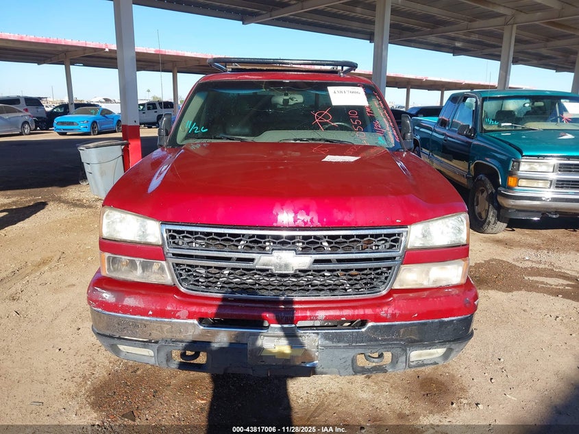 2006 Chevrolet Silverado 1500Hd Lt3 VIN: 1GCGC13U96F105510 Lot: 43817006