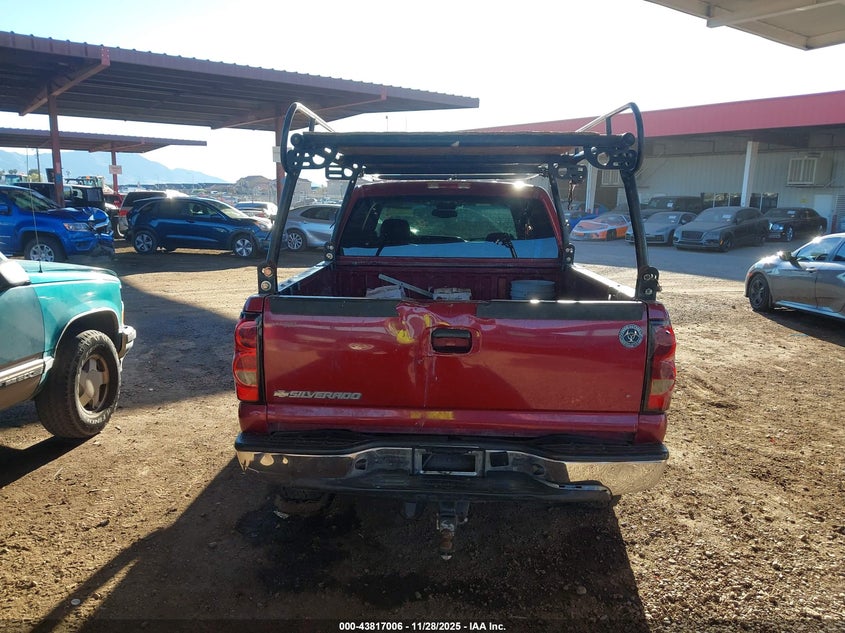 2006 Chevrolet Silverado 1500Hd Lt3 VIN: 1GCGC13U96F105510 Lot: 43817006