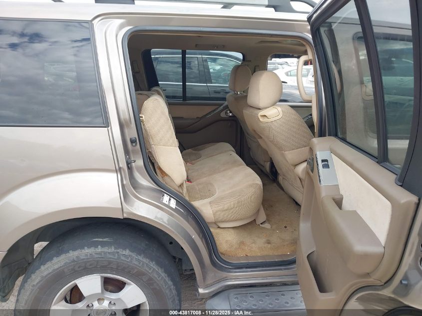 2006 Nissan Pathfinder Se VIN: 5N1AR18U46C618089 Lot: 43817008