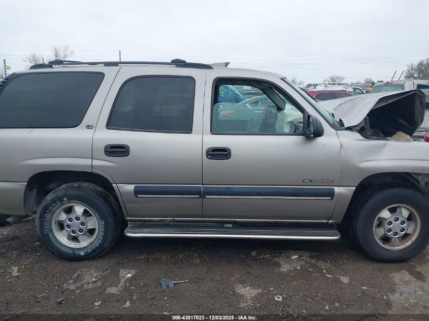 2001 Chevrolet Tahoe Ls VIN: 1GNEK13T91R115809 Lot: 43817023