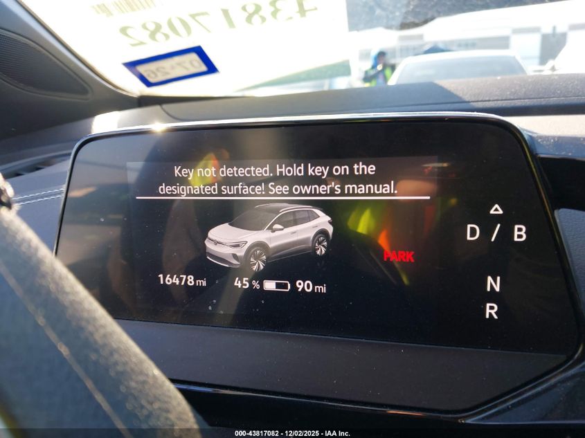 2023 Volkswagen Id.4 Pro/Pro S VIN: 1V2VMPE80PC034321 Lot: 43817082