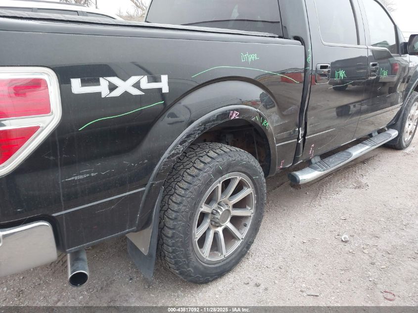 2009 Ford F-150 Lariat VIN: 1FTPW14V49KC23295 Lot: 43817092