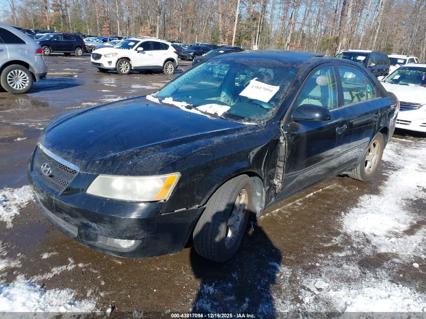 5NPEU46FX7H189816 2007 HYUNDAI SONATA photo no. 2
