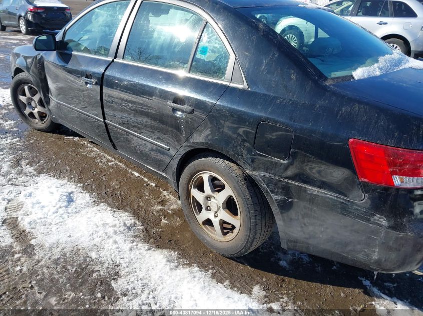 2007 Hyundai Sonata Limited/Se V6 VIN: 5NPEU46FX7H189816 Lot: 43817094