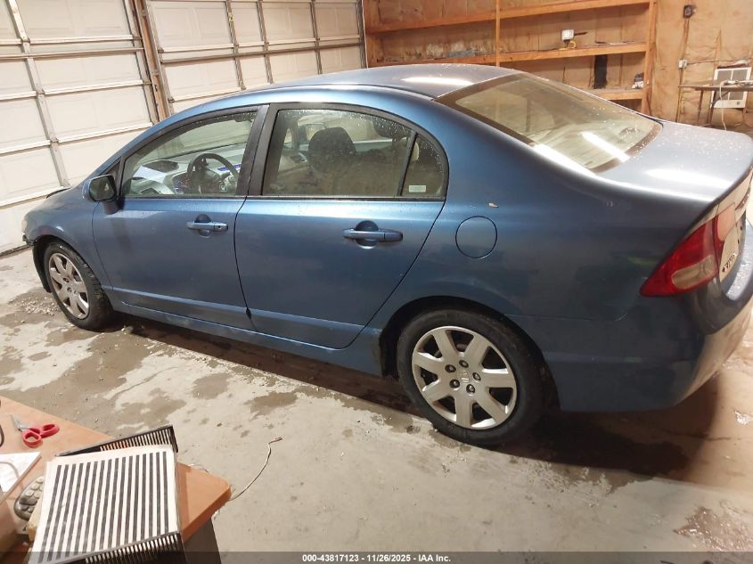 2009 Honda Civic Lx VIN: 19XFA165X9E036993 Lot: 43817123