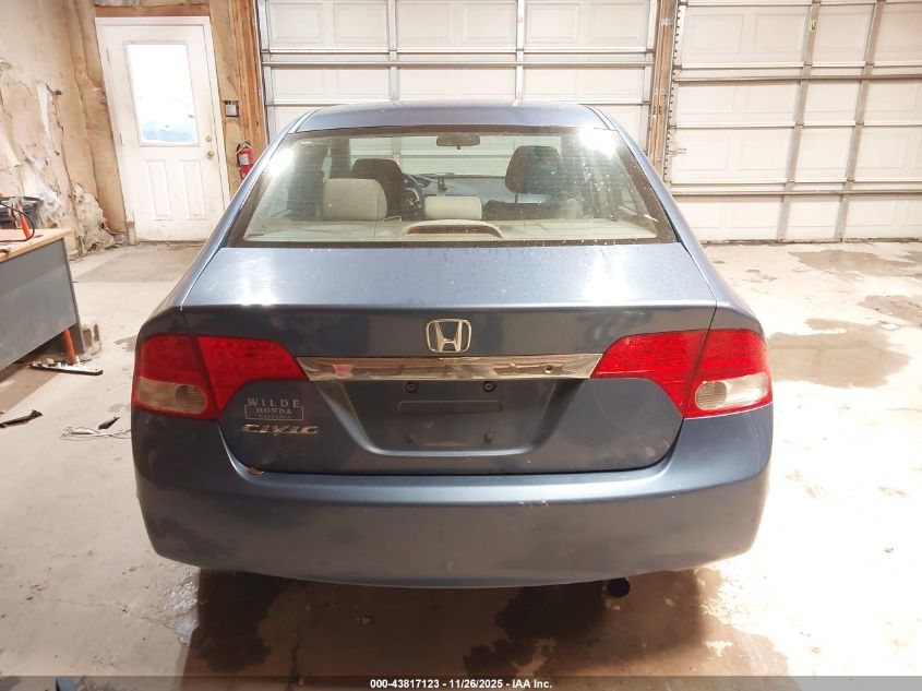 2009 Honda Civic Lx VIN: 19XFA165X9E036993 Lot: 43817123