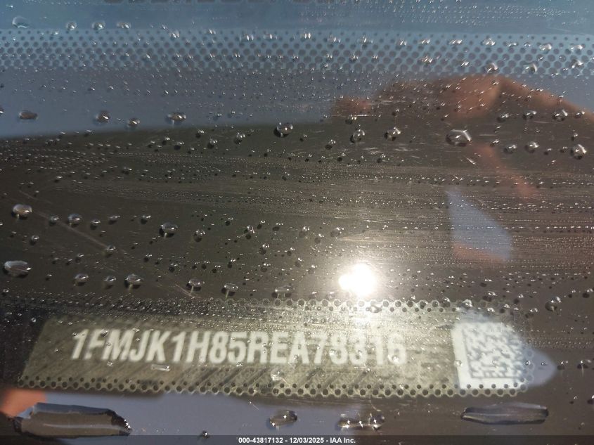 2024 Ford Expedition Xlt Max VIN: 1FMJK1H85REA78316 Lot: 43817132