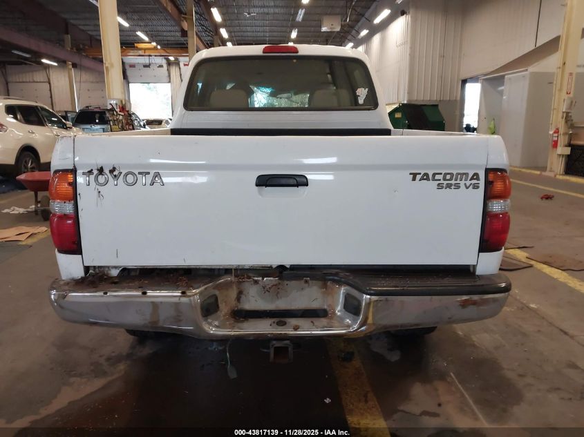 2004 Toyota Tacoma Base V6 VIN: 5TEHN72N14Z419549 Lot: 43817139