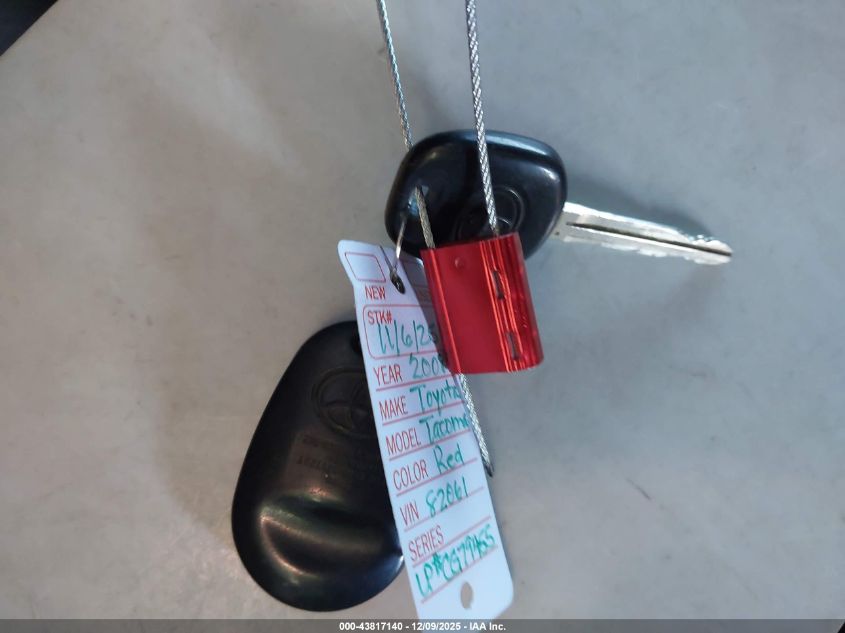 2008 Toyota Tacoma Base V6 VIN: 5TEMU52N68Z482061 Lot: 43817140