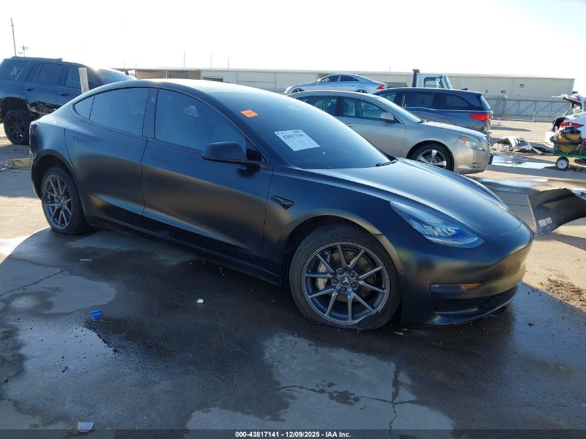 TESLA MODEL 3 STANDARD RANGE PLUS REAR-WHEEL DRIVE/STANDARD RANGE REAR-WHEEL DRIVE