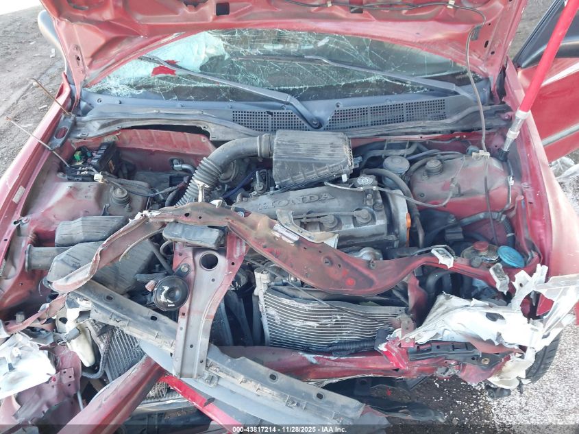 1999 Honda Civic Dx VIN: 1HGEJ6226XL037343 Lot: 43817214