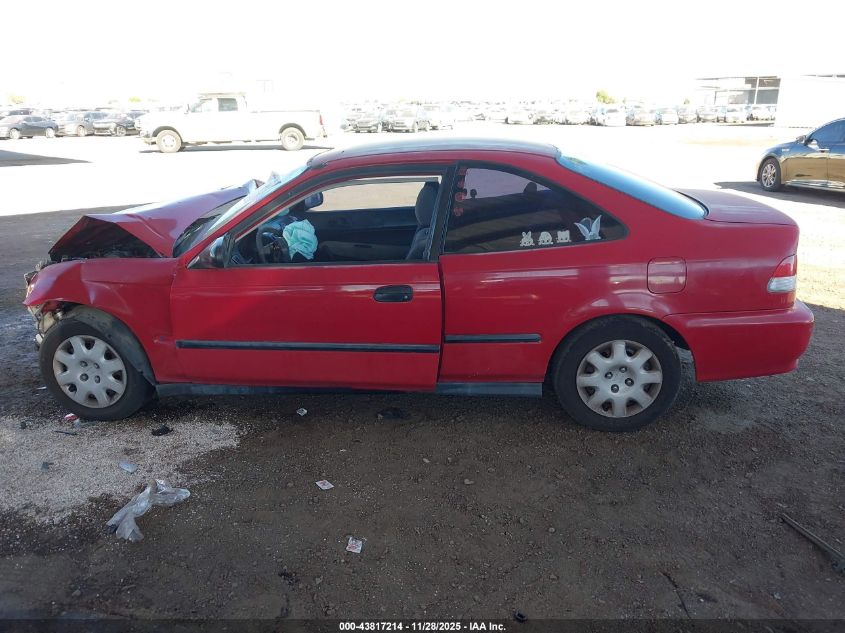 1999 Honda Civic Dx VIN: 1HGEJ6226XL037343 Lot: 43817214