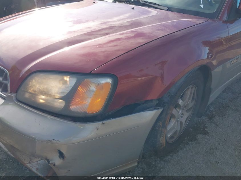 2003 Subaru Outback Limited VIN: 4S3BH686237632796 Lot: 43817218