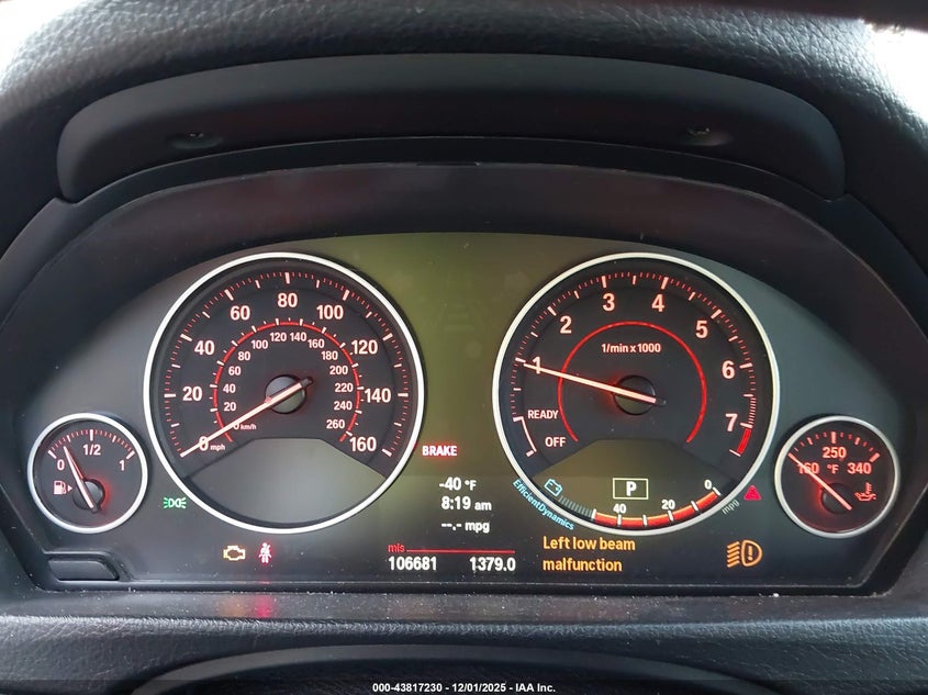 2013 BMW 328I auction photo 7