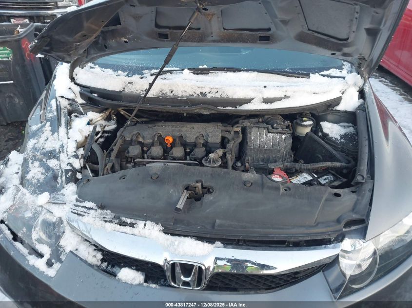 2009 Honda Civic Lx-S VIN: 2HGFA16659H327500 Lot: 43817247