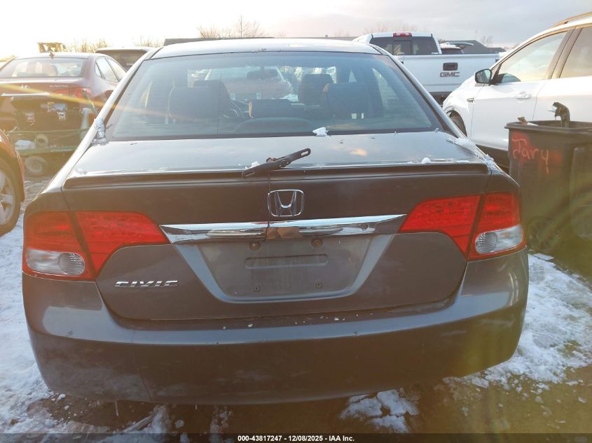 2009 Honda Civic Lx-S VIN: 2HGFA16659H327500 Lot: 43817247