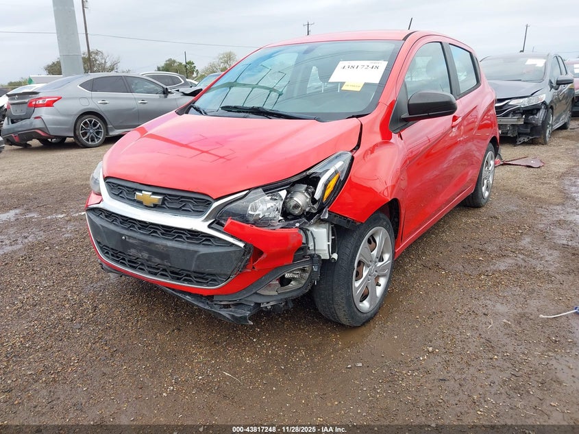 2020 Chevrolet Spark Fwd Ls Automatic VIN: KL8CB6SA8LC480400 Lot: 43817248
