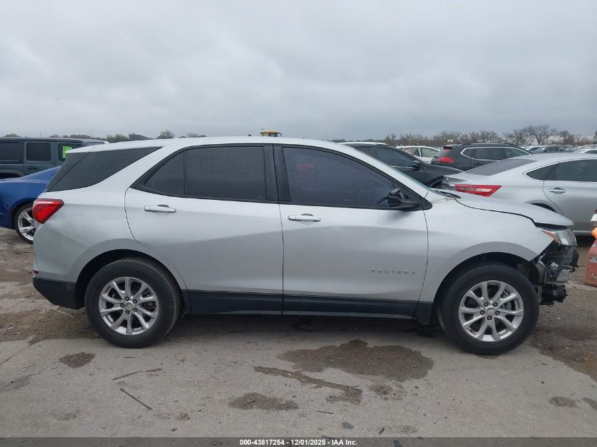 2018 Chevrolet Equinox Ls VIN: 3GNAXHEV3JL399324 Lot: 43817254
