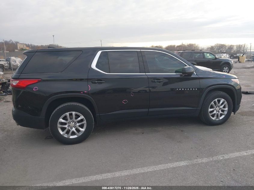 2019 Chevrolet Traverse Ls VIN: 1GNERFKW9KJ128757 Lot: 43817270