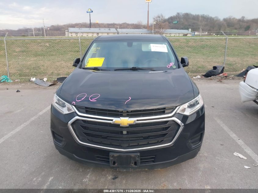 2019 Chevrolet Traverse Ls VIN: 1GNERFKW9KJ128757 Lot: 43817270