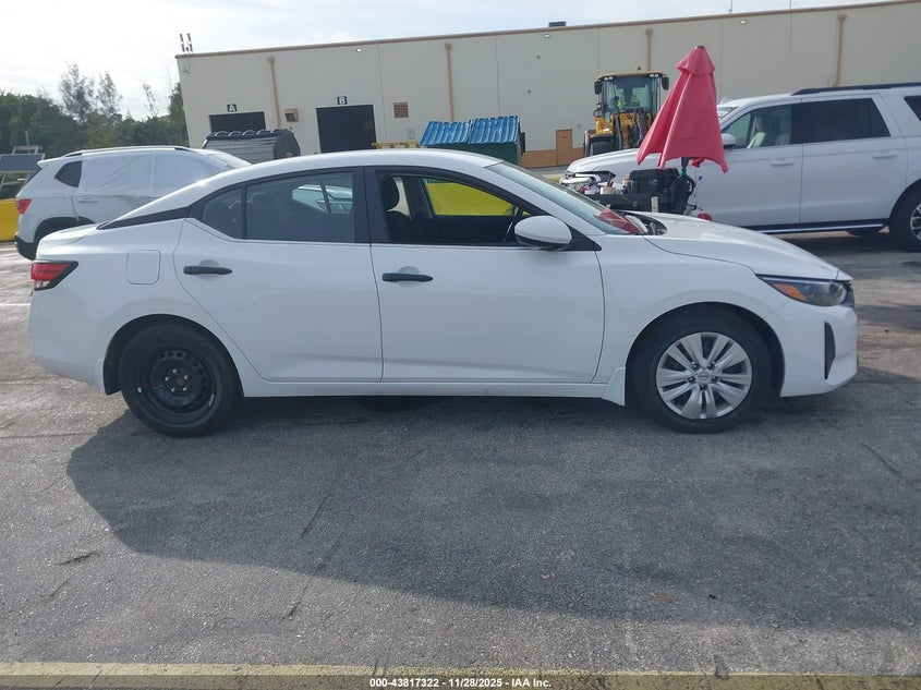 2025 Nissan Sentra S VIN: 3N1AB8BV0SY344302 Lot: 43817322