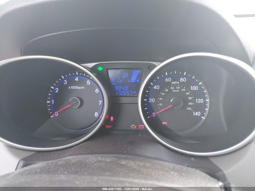 2013 Hyundai Tucson Gls VIN: KM8JU3AC6DU617559 Lot: 43817353