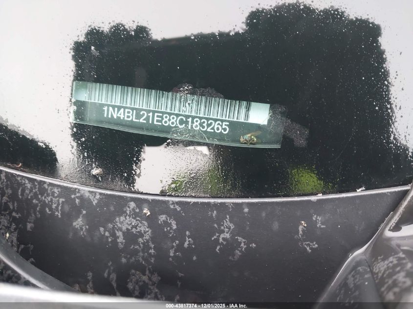 2008 Nissan Altima 3.5 Se VIN: 1N4BL21E88C183265 Lot: 43817374