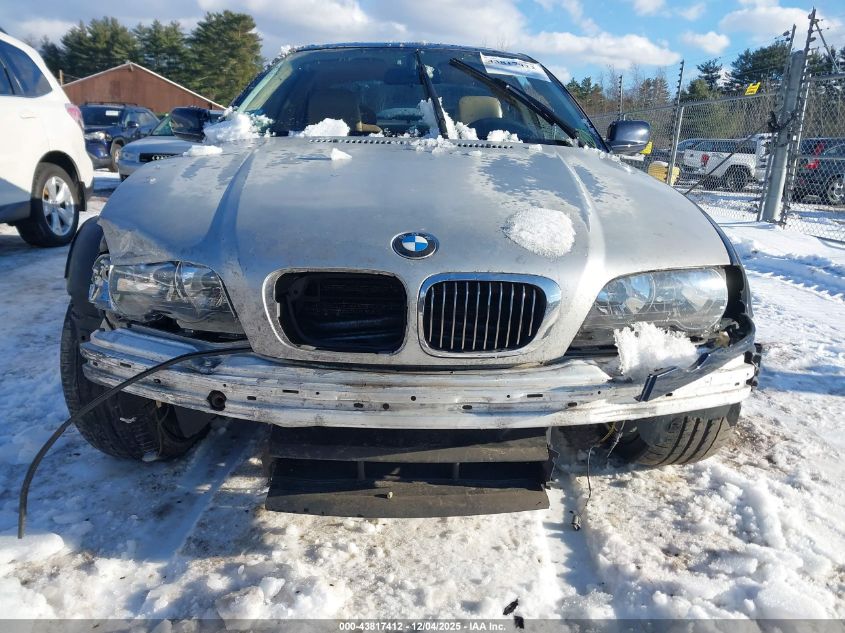 2002 BMW 325Ci VIN: WBABN334X2JW52807 Lot: 43817412