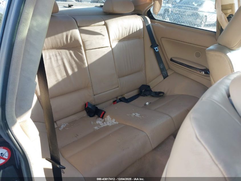 2002 BMW 325Ci VIN: WBABN334X2JW52807 Lot: 43817412