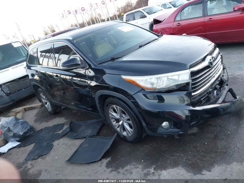 TOYOTA HIGHLANDER XLE V6