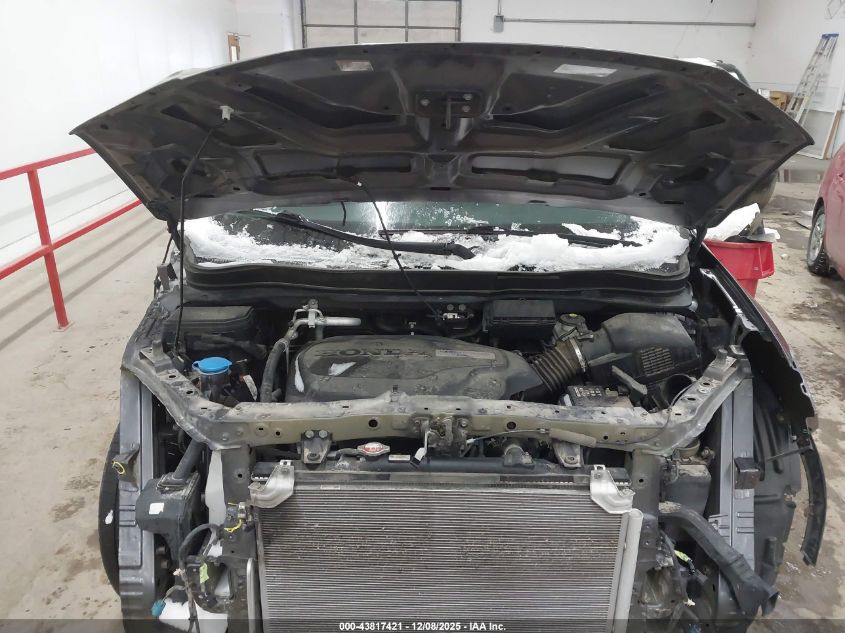 2017 Honda Pilot Ex-L VIN: 5FNYF6H50HB093006 Lot: 43817421