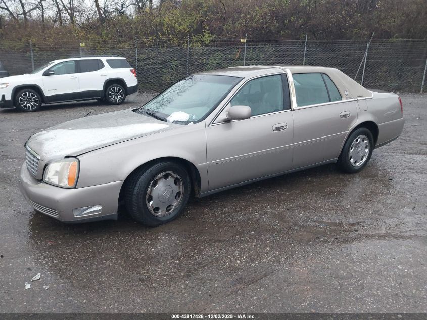 1G6KE57Y72U158823 2002 CADILLAC DE VILLE photo no. 2