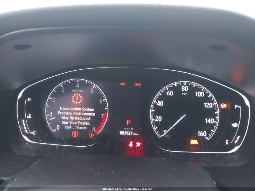 2019 Honda Accord Sport 2.0T VIN: 1HGCV2F30KA035387 Lot: 43817470