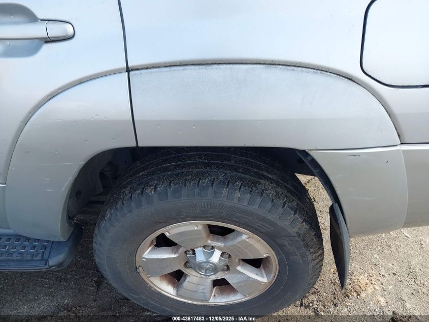 2005 Toyota 4Runner Sr5 V8 VIN: JTEBT14RX58027452 Lot: 43817483