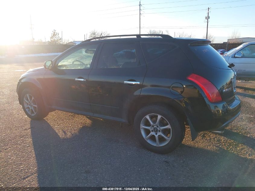 2004 Nissan Murano Sl VIN: JN8AZ08W44W337054 Lot: 43817515