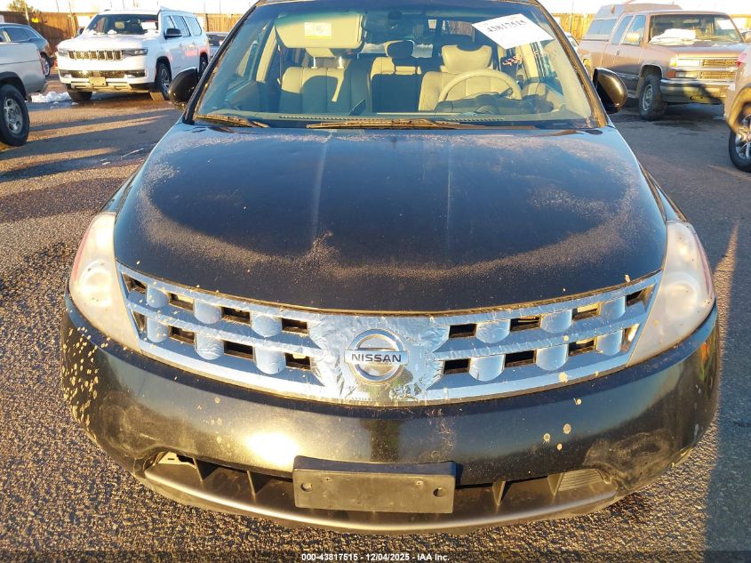 2004 Nissan Murano Sl VIN: JN8AZ08W44W337054 Lot: 43817515