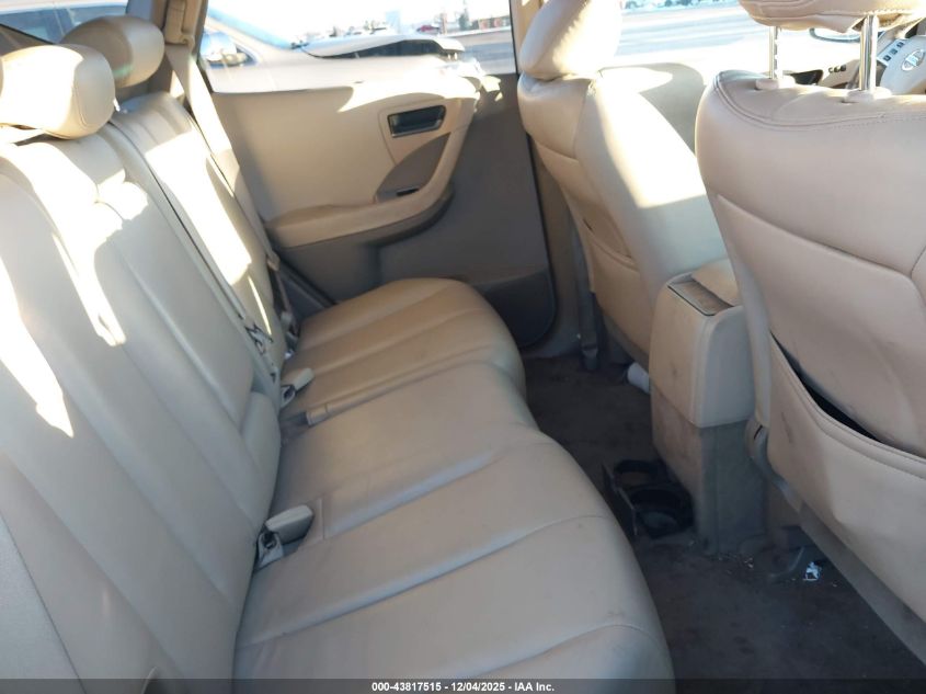 2004 Nissan Murano Sl VIN: JN8AZ08W44W337054 Lot: 43817515