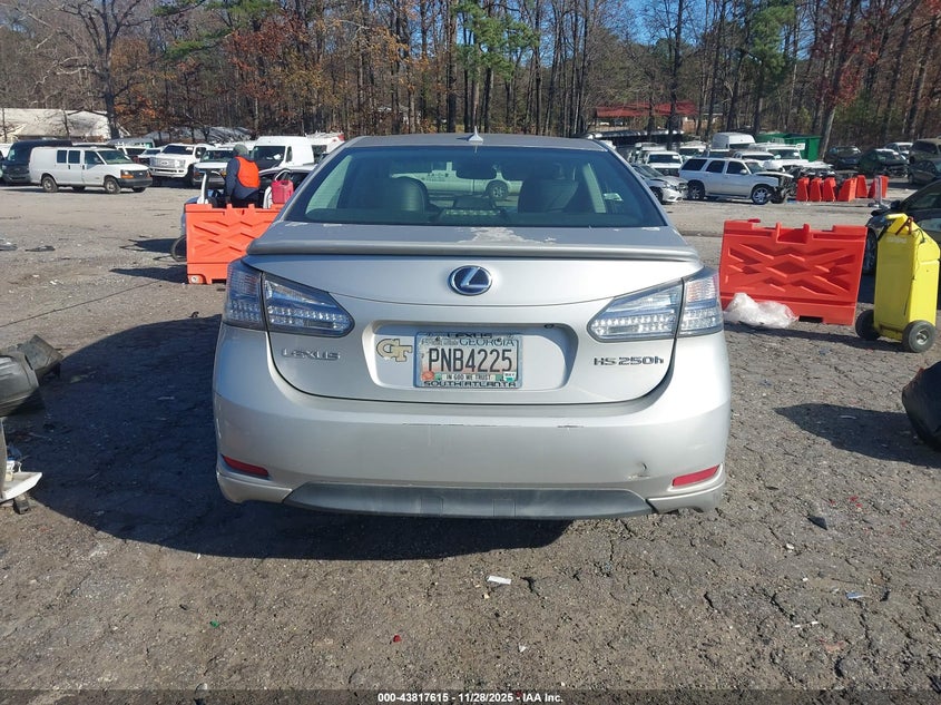 2010 Lexus Hs 250H Premium VIN: JTHBB1BA7A2013329 Lot: 43817615