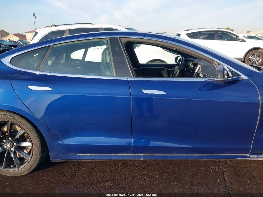 2017 Tesla Model S 60/75 VIN: 5YJSA1E17HF180281 Lot: 43817624