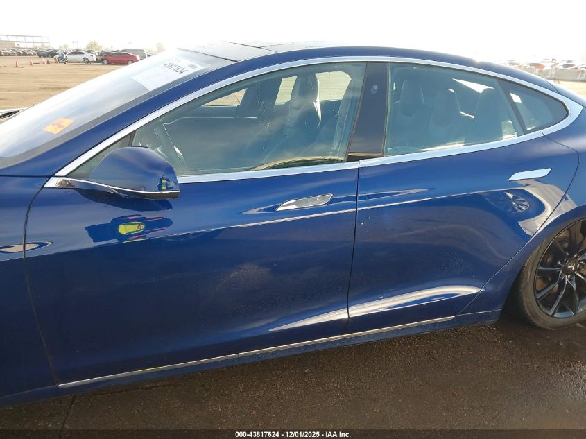 2017 Tesla Model S 60/75 VIN: 5YJSA1E17HF180281 Lot: 43817624