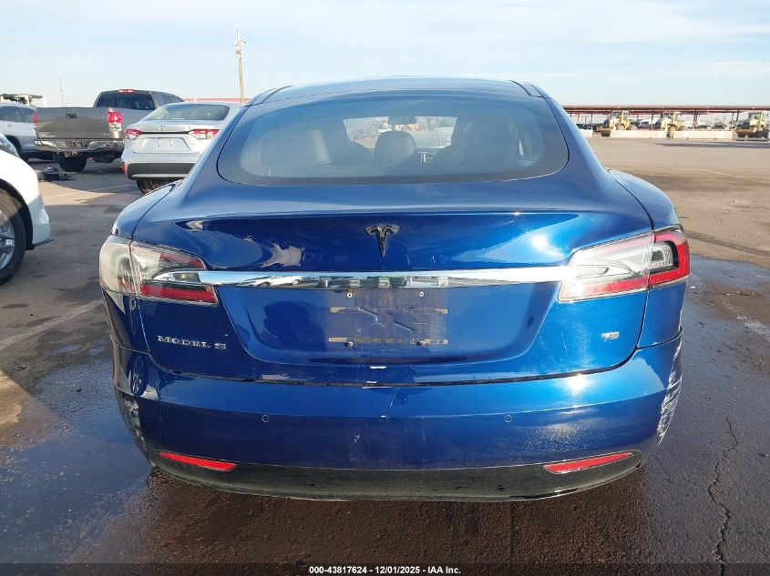 2017 Tesla Model S 60/75 VIN: 5YJSA1E17HF180281 Lot: 43817624