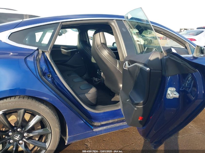 2017 Tesla Model S 60/75 VIN: 5YJSA1E17HF180281 Lot: 43817624