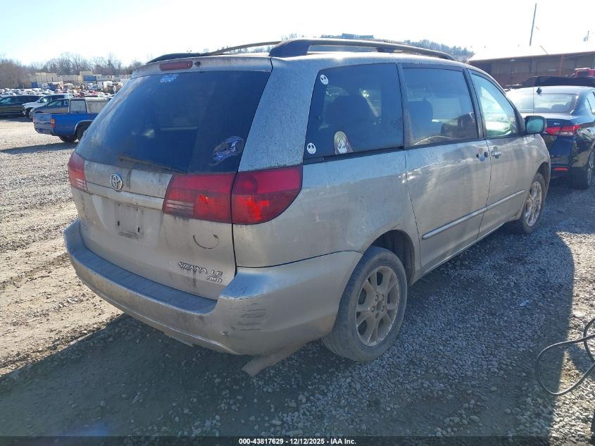 2005 Toyota Sienna Le VIN: 5TDBA23C45S035698 Lot: 43817629